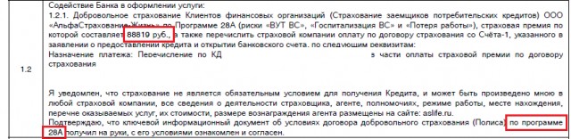 согласие на второй полис